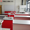 Polybett Formica White HPL耐化学性层压板，用于学校实验室桌面